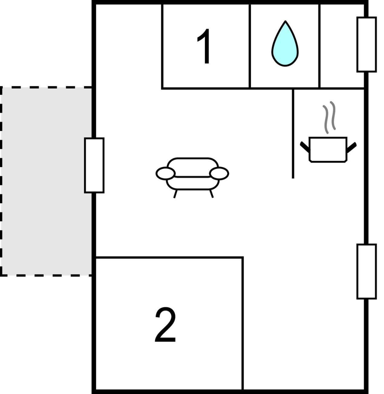 2 Bedroom Nice Home In 스테지 외부 사진
